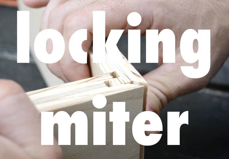 Locking miter on the table saw