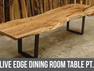 Making a Live Edge Dining Table Part 1 - Rocket Design Furniture