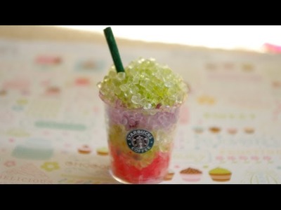 ♡ Mini Starbucks Slushie Drink Tutorial ♡