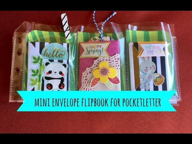 NEW Mini Envelope Flipbook for Pocketletters