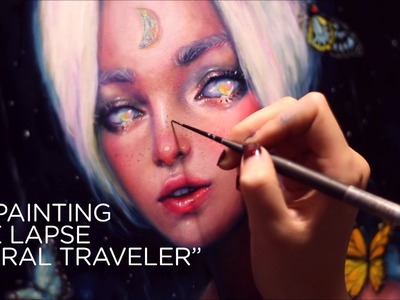 OIL PAINTING TIME LAPSE || ethereal princess "Astral Traveler"