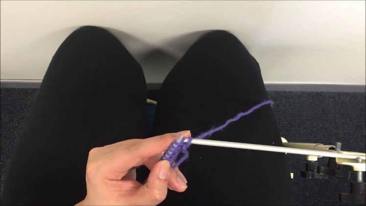 One Handed Knitting Aid - Demonstration TADACT
