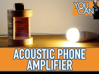 Plywood And Oak Acoustic Phone Amplifier | You Can