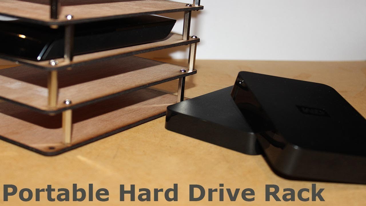 Portable Hard Drive Rack