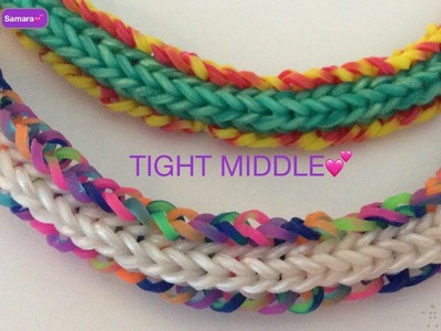 Rainbow loom Tight Middle Bracelet