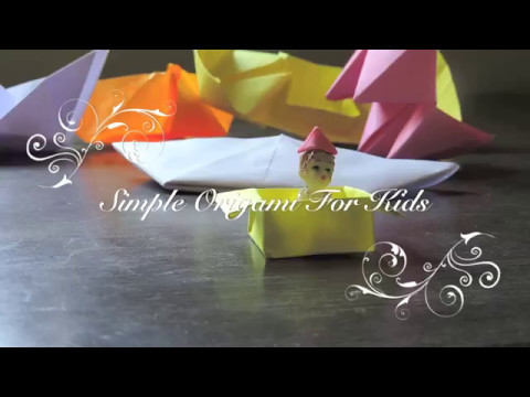Simple Origami For Kids (Part - 2) CAP