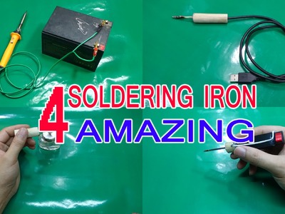 4 Ways Amazing To Make A Soldering Iron At Home