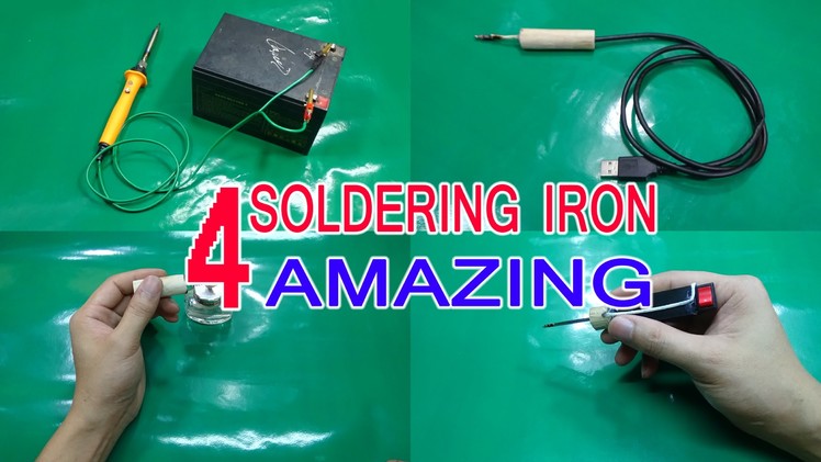 4 Ways Amazing To Make A Soldering Iron At Home