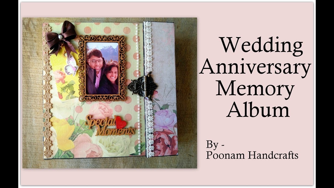  Anniversary  Memory Album  Scrapbook First Wedding  