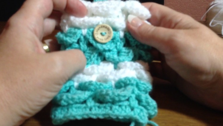 Blue Light Babies crochet crocodile stitch tutorial part 5