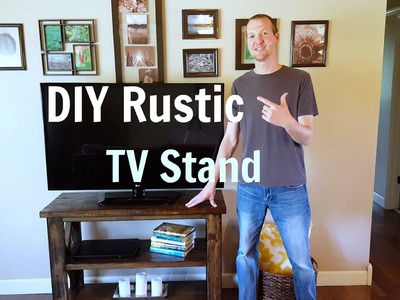 DIY Rustic TV Stand