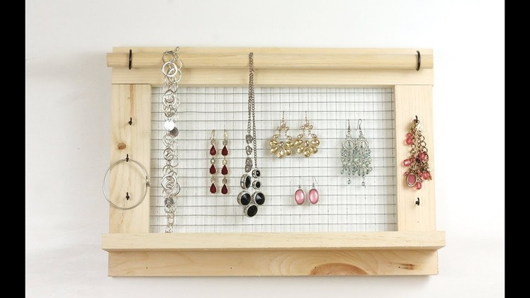 Easy DIY Jewelry Organizer
