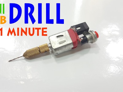 Easy way make Mini PCB Drill in 1 Minute