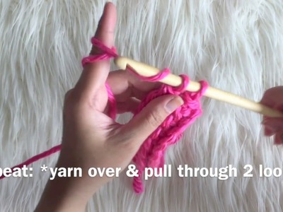 How to Crochet the Tunisian Reverse Stitch