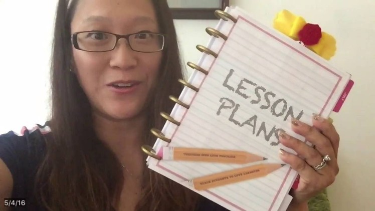 How to easily DIY your own Lesson or Teacher planner with a Happy Planner by Me and My Big Ideas