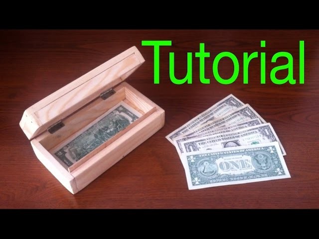 How to make a Wood Box (Simple safe for Money)