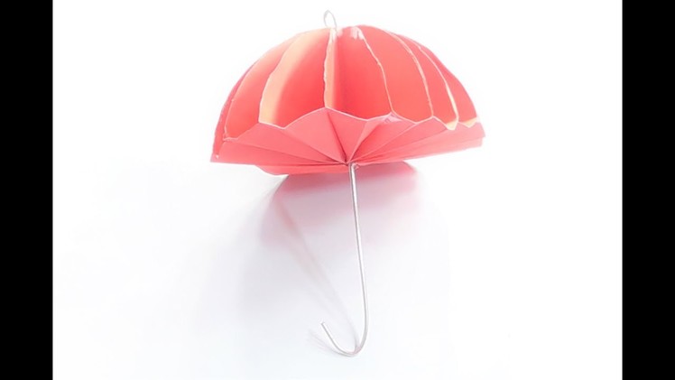How to Make an Amazing Paper Origami Umbrella - Origami Umbrella tutorial
