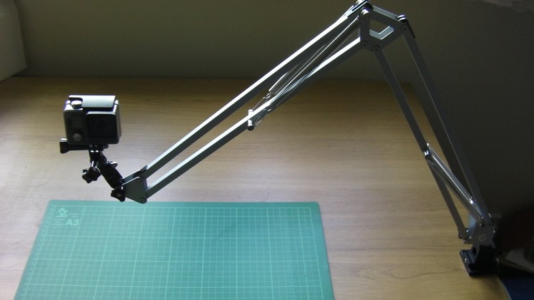 HOW TO MAKE AN OVERHEAD CAMERA SWING ARM MOUNT
