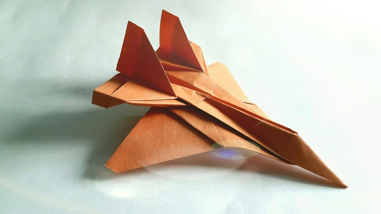 How to Make Cool Paper Plane Origami-Sukhoi SU-35
