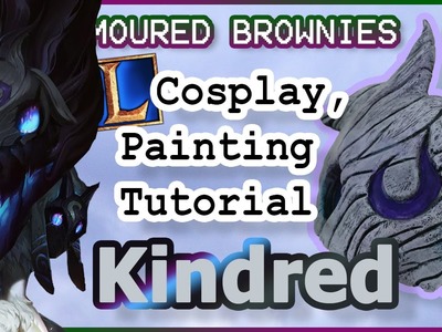 Kindred Mask Painting, Wolf! - League of Legends Cosplay Tutorial