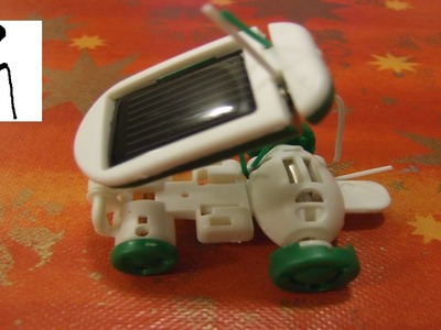 Let's assemble a Solar Robot Kit 6 in 1 toy kit