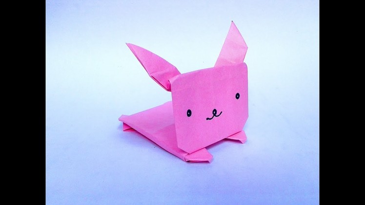 Origami jumping Bunny How to Make Paper Origami Jumping bunny the easy step video