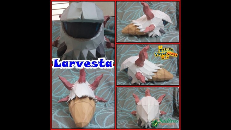 Pokemon Papercraft~Larvesta~