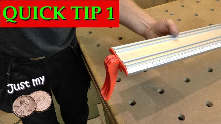 Quick Tip 1 - Table Saw Jointing Jig