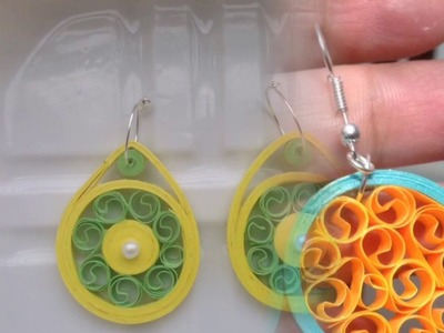 Quilling Beehive Earrings Designs| DIY Quilling Earrings Designs Ideas||