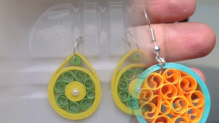 Quilling Beehive Earrings Designs| DIY Quilling Earrings Designs Ideas||