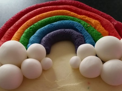 Rainbow Cake | How to Make a Rainbow birthday Cake | CarlyToffle