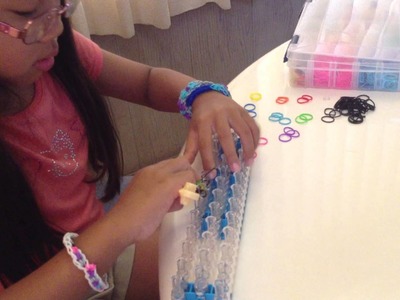 Rainbow Loom Spool Bracelet