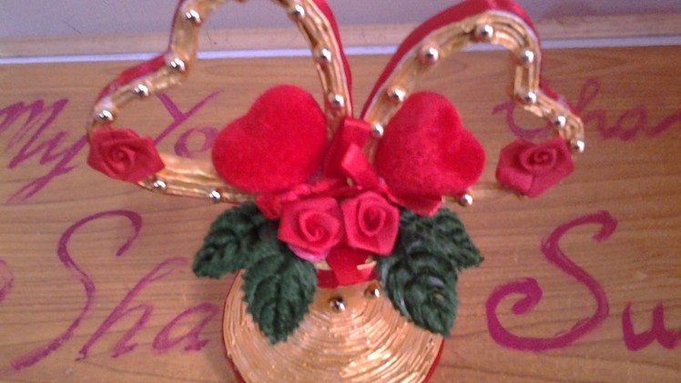 Best Out Of Waste Paper Pretty Heart Showpiece