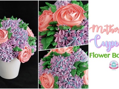 *Bonus* HOW TO MAKE A MOTHERSDAY CUPCAKE FLOWER BOUQUET| Abbyliciousz The Cake Boutique