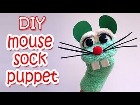 DIY Crafts : How to make a Mouse Sock Puppet - Ana | DIY Crafts