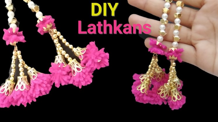 DIY Ideas||How To Make Pom Pom Tassels.Lathkans.Blouse hangings