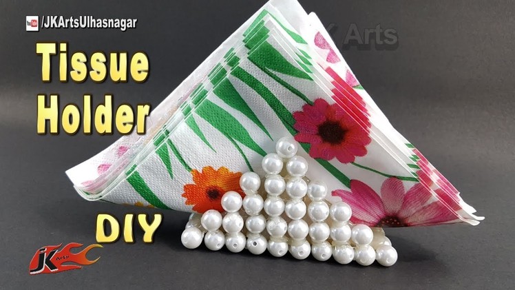 DIY Paper Napkin Holder|  How to make a Tissue Paper holder | HOME DECOR | JK Arts 1224