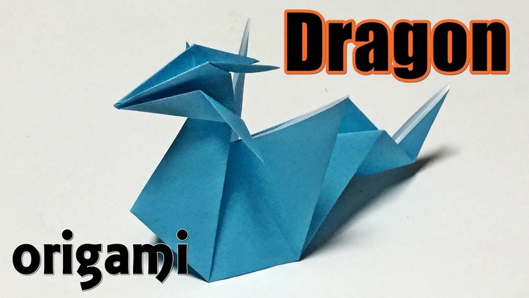 Easy origami dragon for beginners | How to make a paper cool dragon step by step