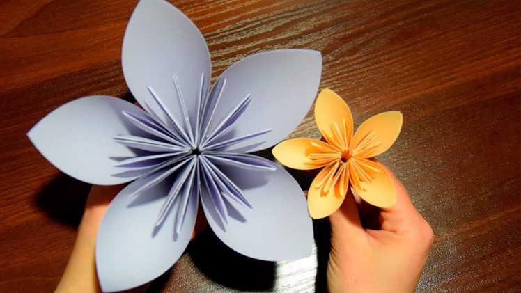 Flower of paper DIY Gift for Mom (Mother's Day)