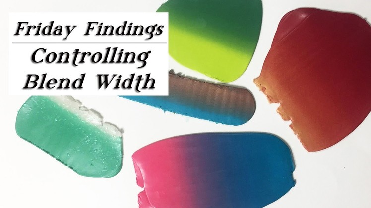How To Control the Width of Polymer Clay Blends-Friday Findings Tutorial