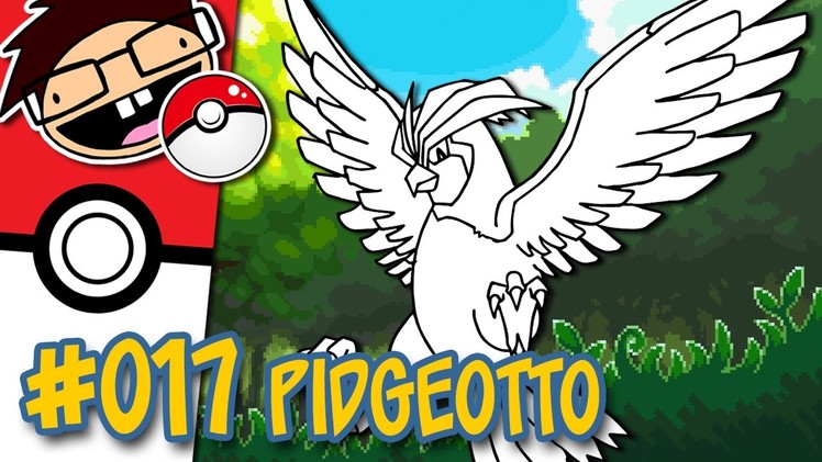 How to Draw #017 PIDGEOTTO | Narrated Easy Step-by-Step Tutorial | Pokemon Drawing Project