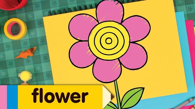 How to Draw a Flower | Simple Drawing Lesson for Kids