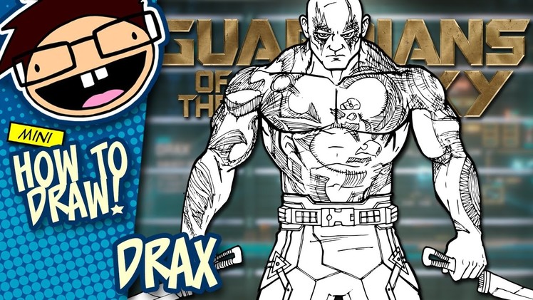 How to Draw DRAX (Guardians of the Galaxy) | Narrated Easy Step-by-Step Tutorial
