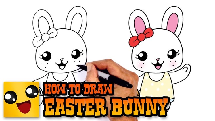 How to Draw Easter Bunny | Drawing Lesson