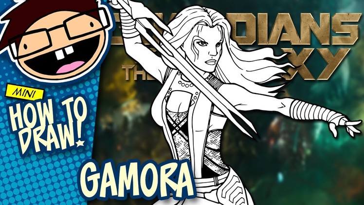 How to Draw GAMORA (Guardians of the Galaxy) | Narrated Easy Step-by-Step Tutorial