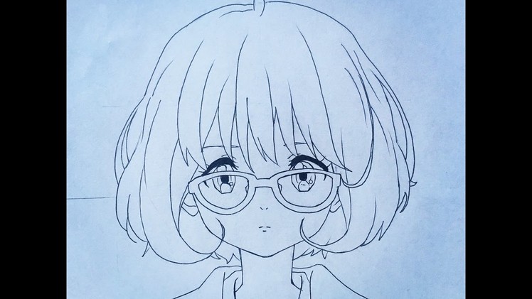 How to draw Mirai Kuriyama (Kyoukai no Kanata)