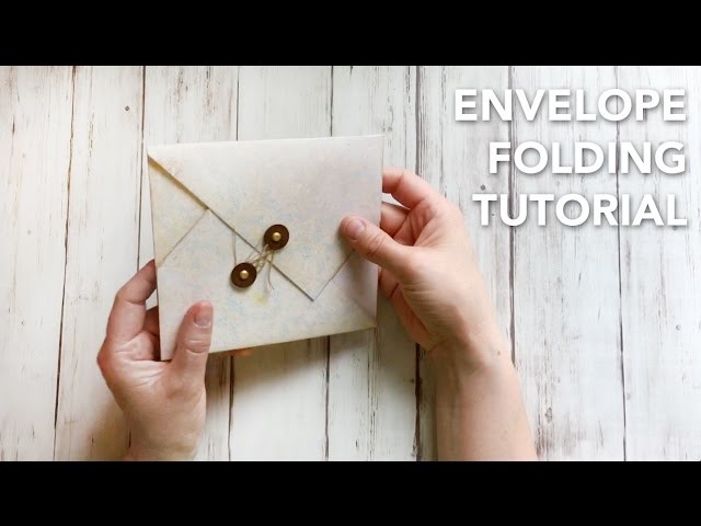 HOW TO fold an envelope in a beautiful way - TUTORIAL