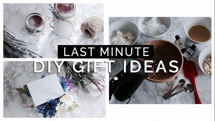 HOW TO: Last Minute DIY Gift Ideas