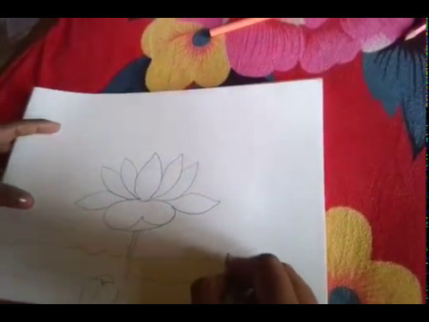 How to make a beautiful lotus for kids