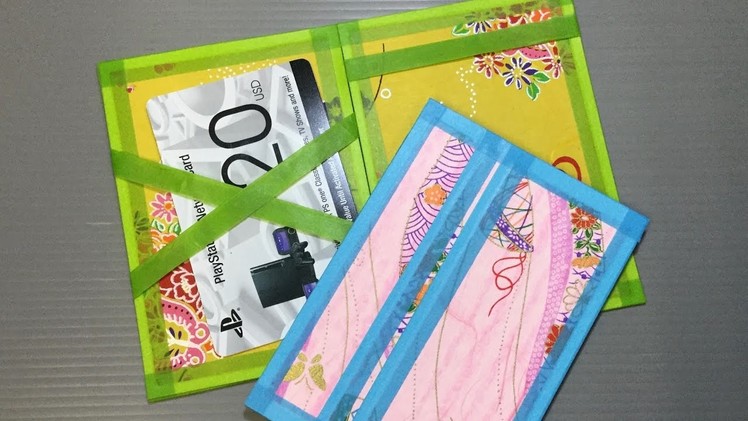 How to Make a Origami Washi Magic Wallet